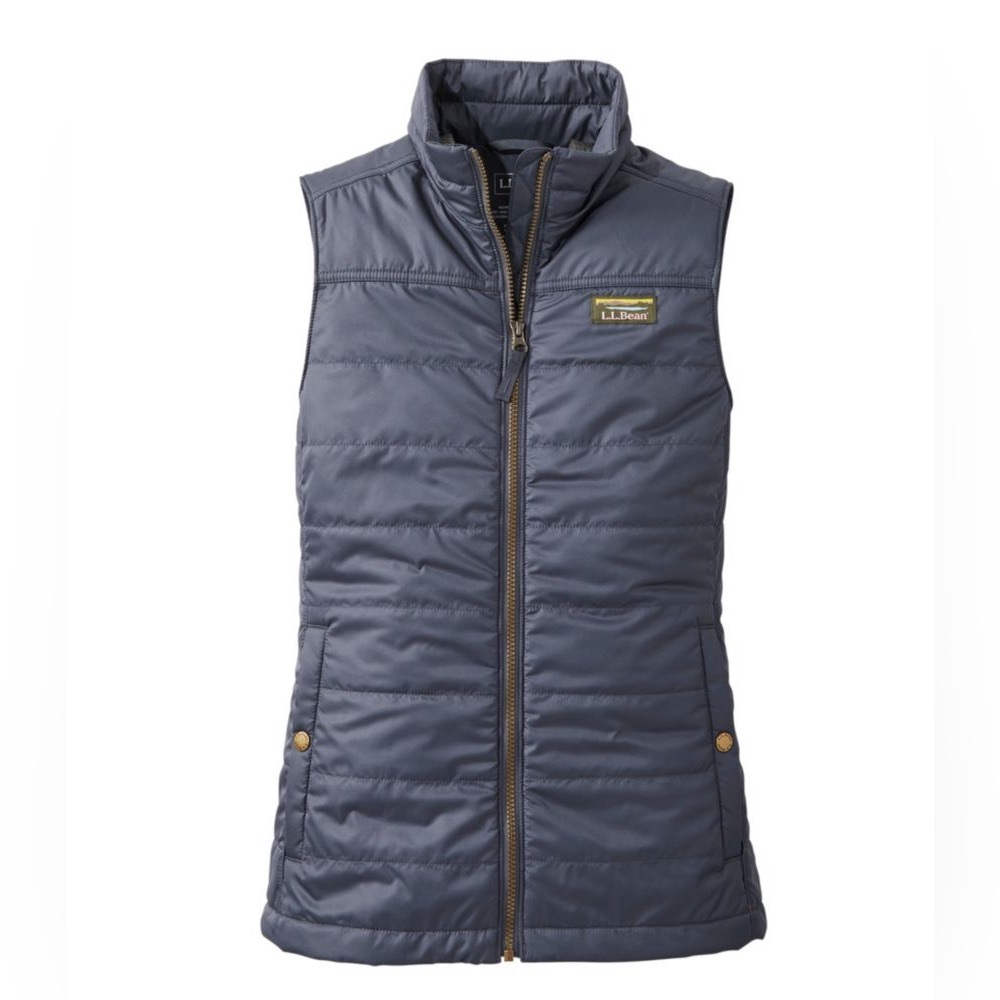 L.L. Bean Navy Quilted Puffer Vest
